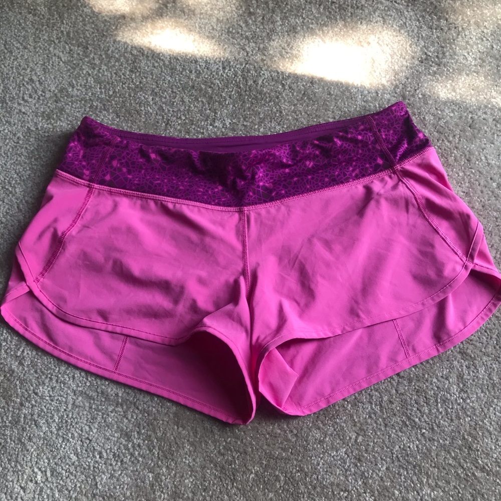 Lululemon Run Speed Short Pink Paradise Size 8